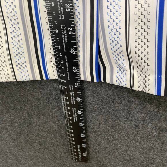 Vintage Alfred Dunner Striped Secretary Blouse | Size 14 | Blue White Tie Neck - Picture 7 of 7